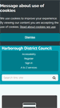 Mobile Screenshot of harborough.gov.uk
